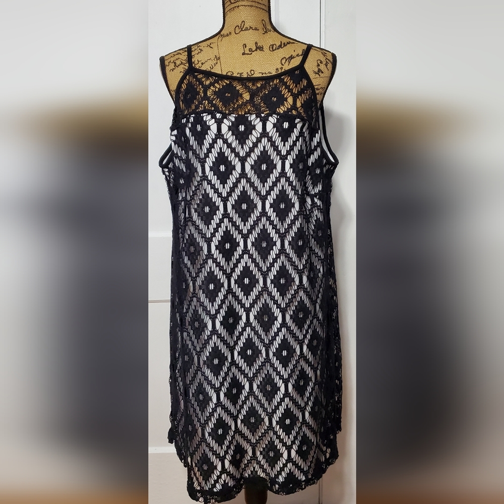Emma & Michele Strap Knitted Dress Size 2X